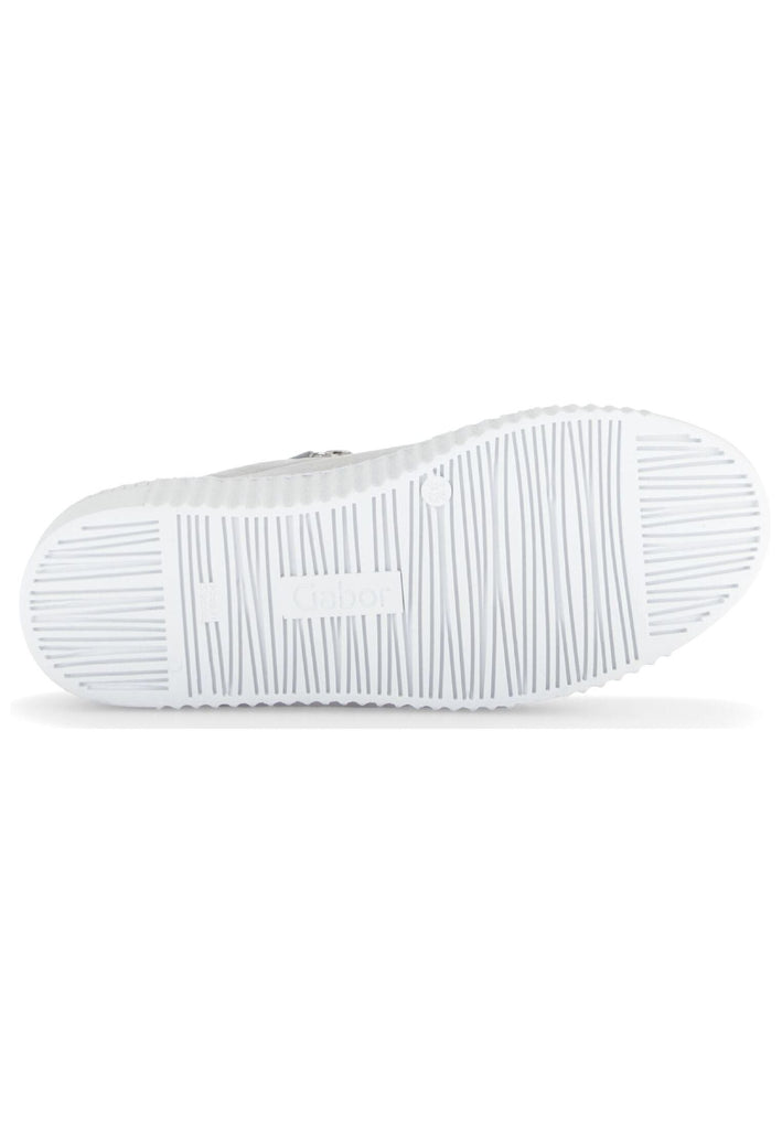 Gabor Sneaker Leder Silber