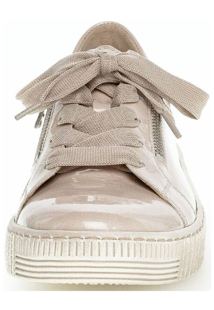 Gabor Sneaker Leder/Textil Beige Lack