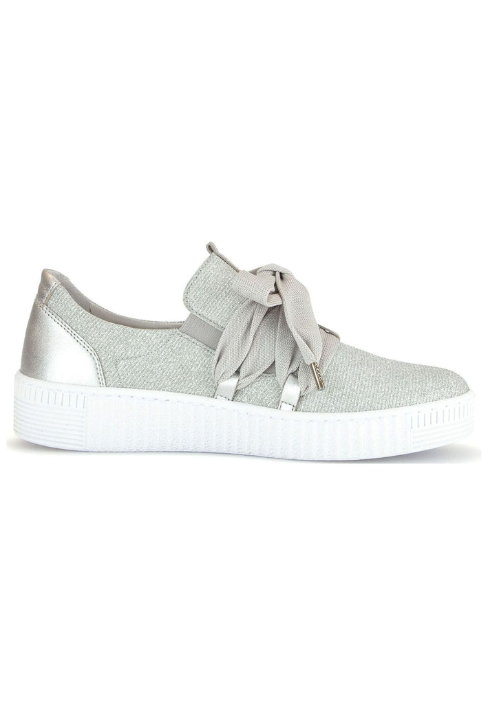 Gabor Sneaker Leder/Textil Silber