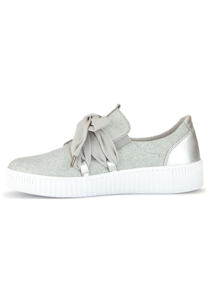 Gabor Sneaker Leder/Textil Silber