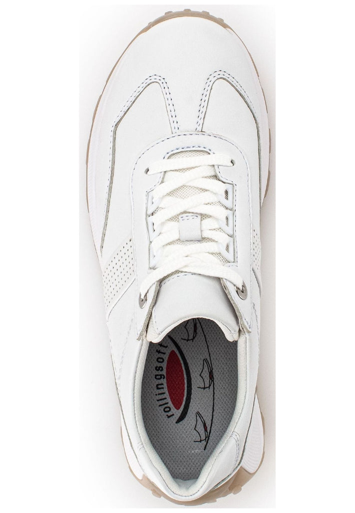 Gabor Sneaker Leder/Textil Weiß