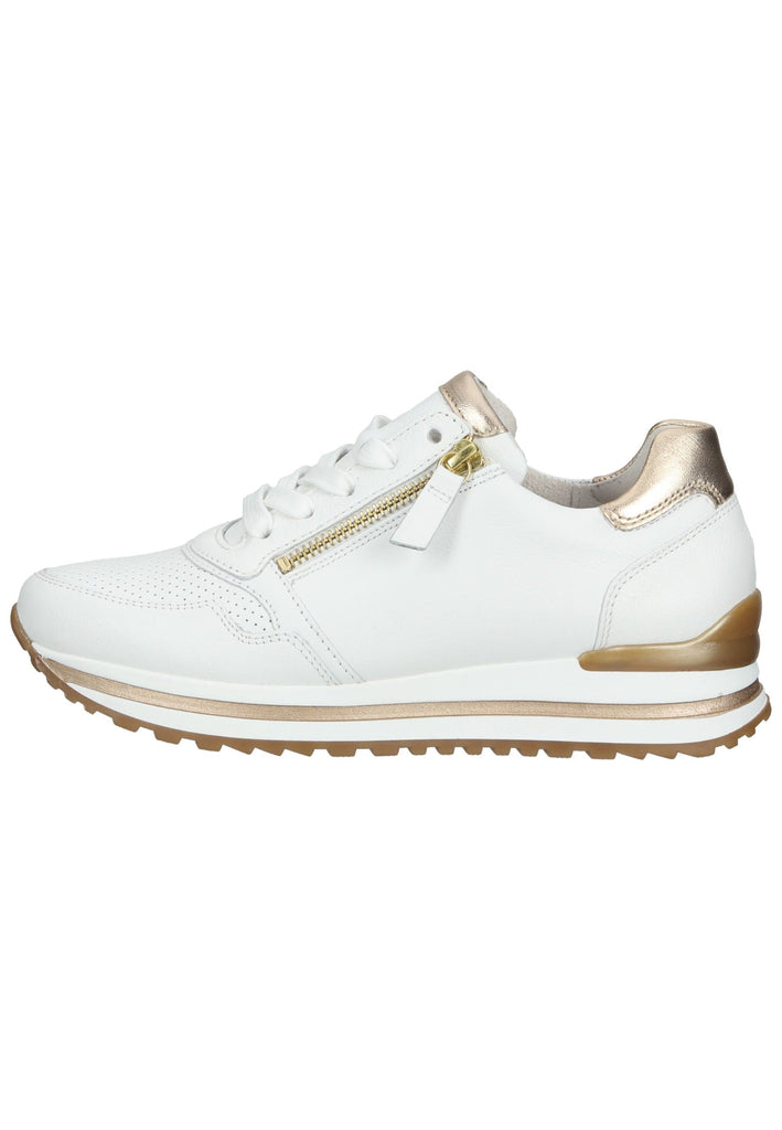 Gabor Sneaker Leder/Textil Weiß Kombi