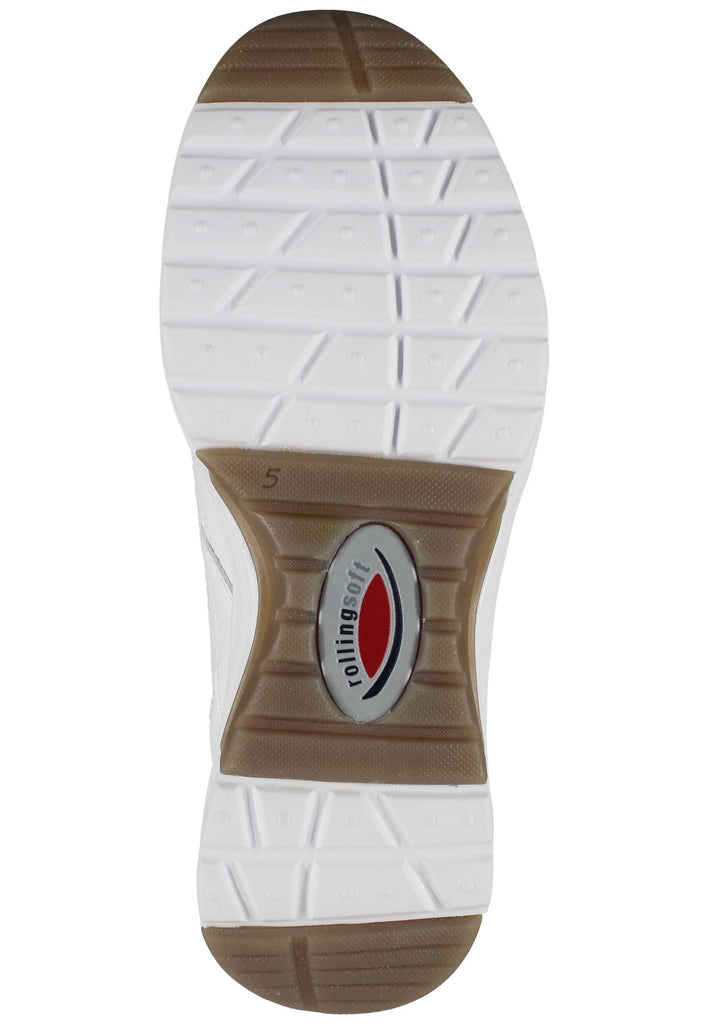 Gabor Sneaker Leder Weiß/Gold