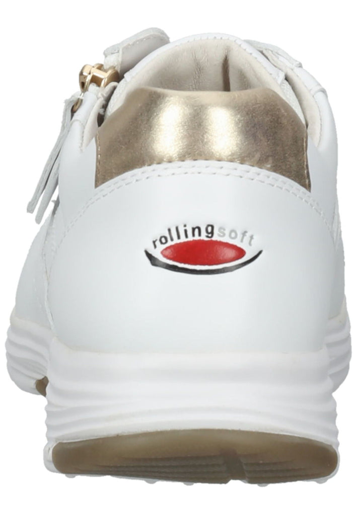 Gabor Sneaker Leder Weiß/Gold