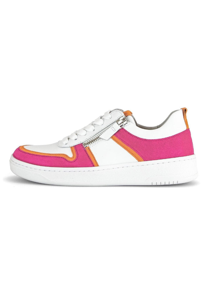 Gabor Sneaker Leder Weiß/Pink