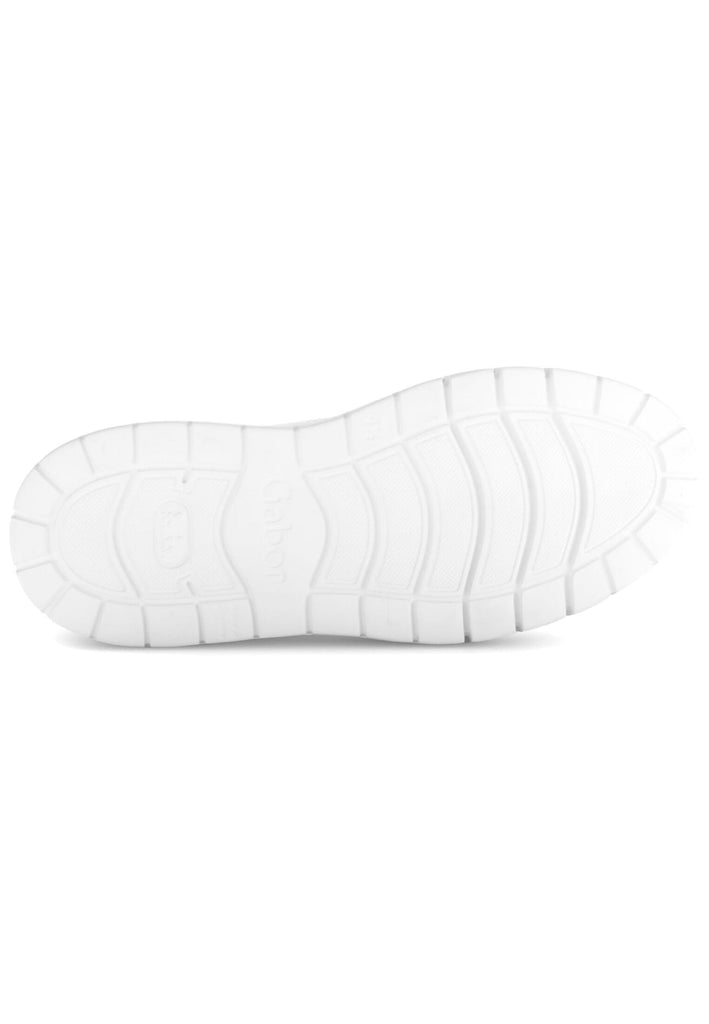 Gabor Sneaker Leder Weiß/Silber