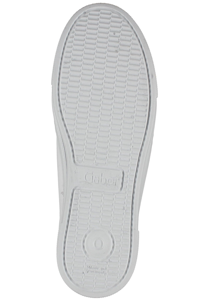 Gabor Sneaker Leder Weiß/Silber