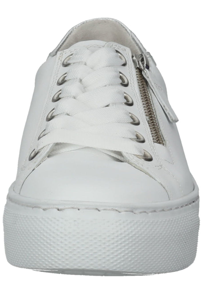 Gabor Sneaker Leder Weiß/Silber