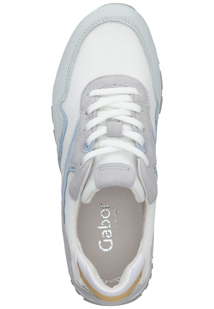 Gabor Sneaker Lederimitat Weiß