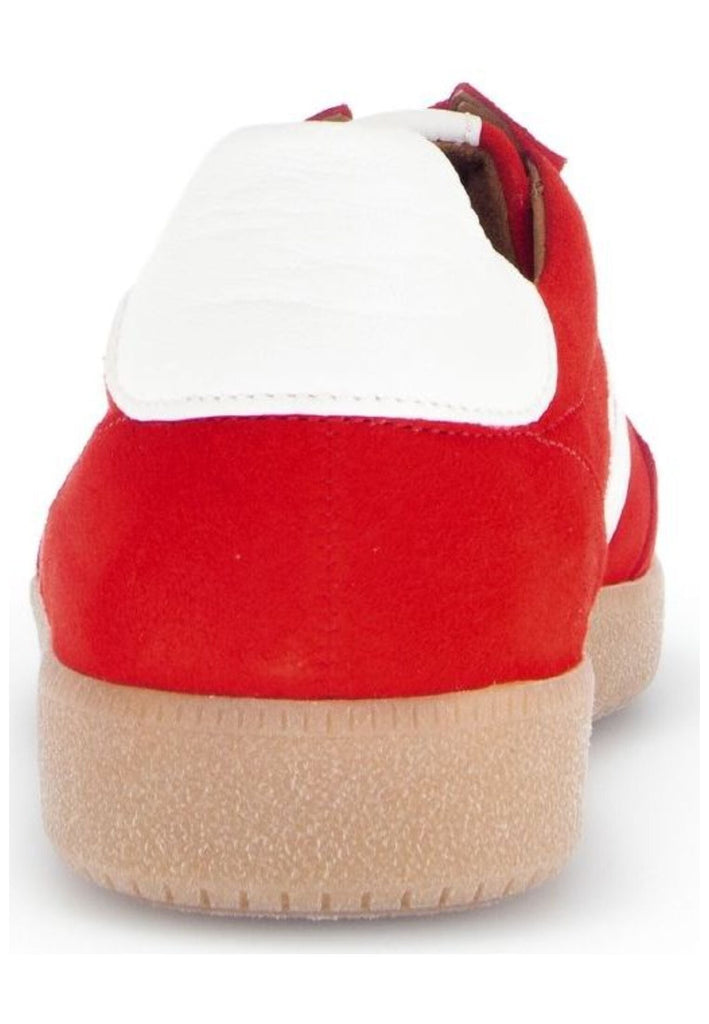 Gabor Sneaker Nappaleder Rot/Weiß