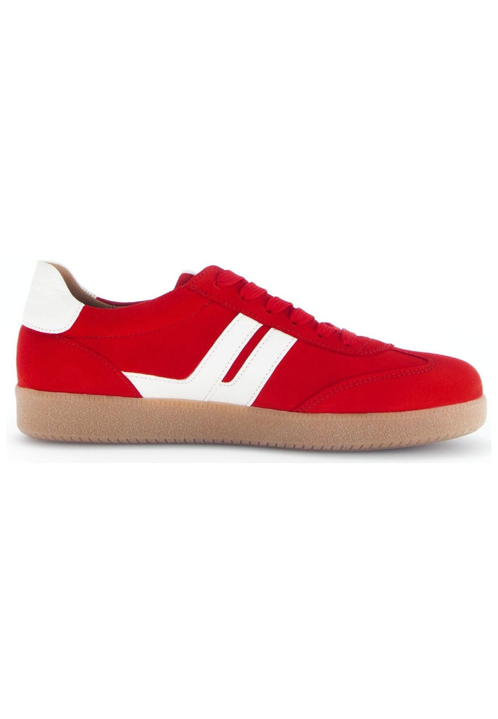Gabor Sneaker Nappaleder Rot/Weiß