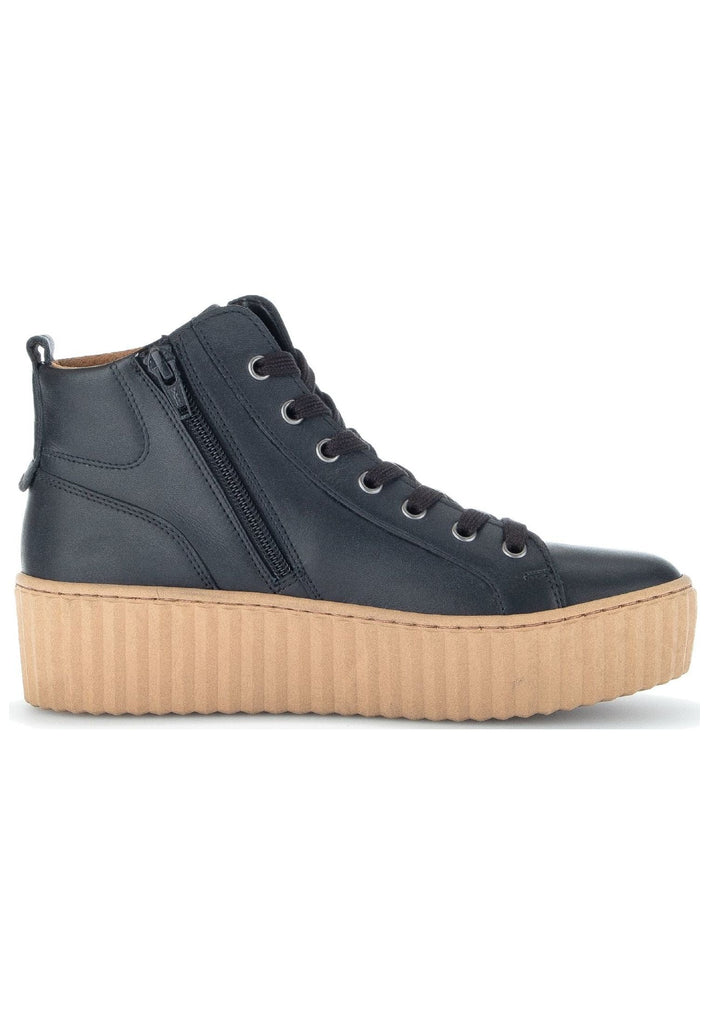 Gabor Sneaker Nappaleder Schwarz/Braun