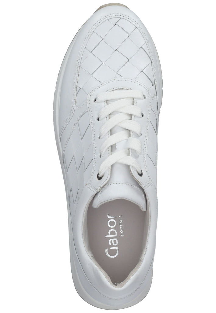 Gabor Sneaker Nappaleder Weiß