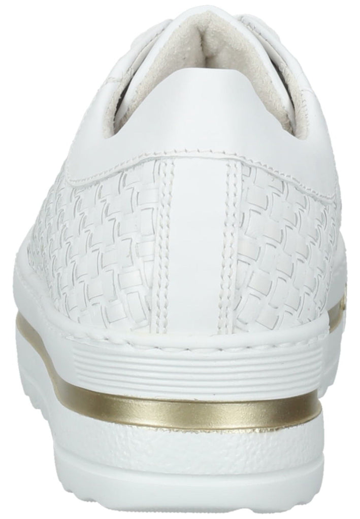 Gabor Sneaker Nappaleder Weiß/Gold