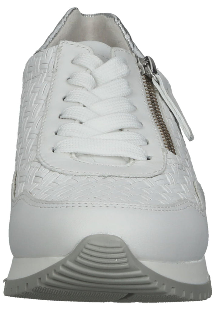 Gabor Sneaker Nappaleder Weiß/Silber