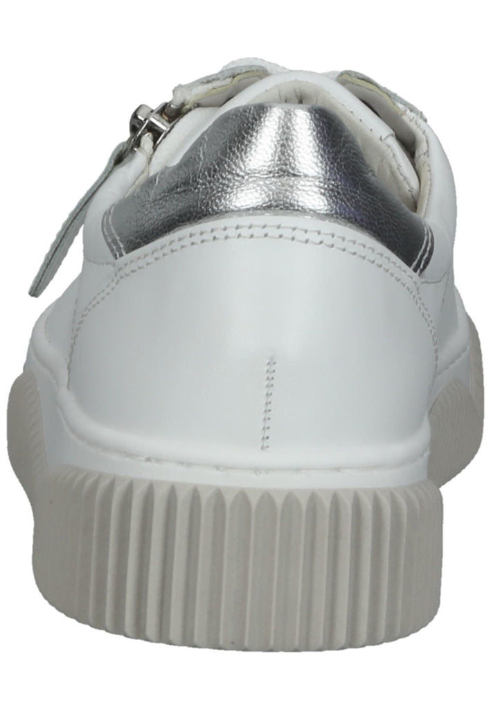 Gabor Sneaker Nappaleder Weiß/Silber