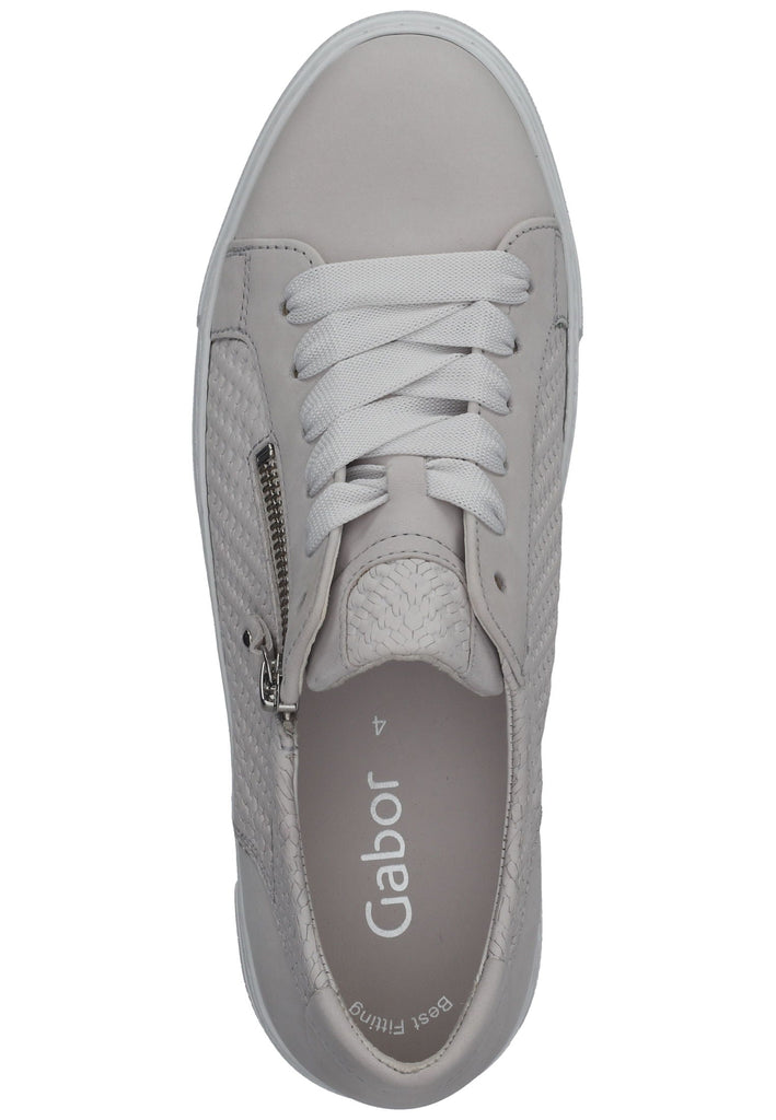 Gabor Sneaker Nubukleder Hellbeige