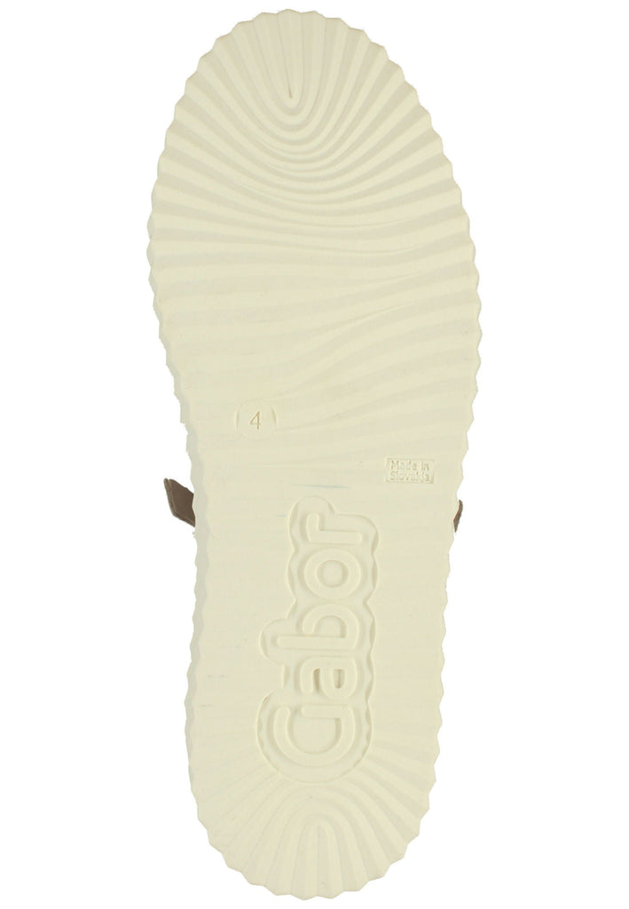Gabor Sneaker Nubukleder Leinen
