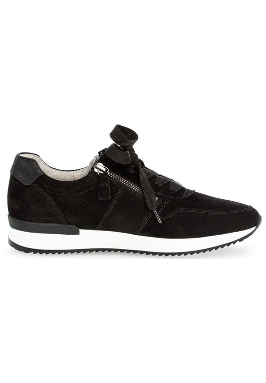 Gabor Sneaker Nubukleder/Textil Schwarz