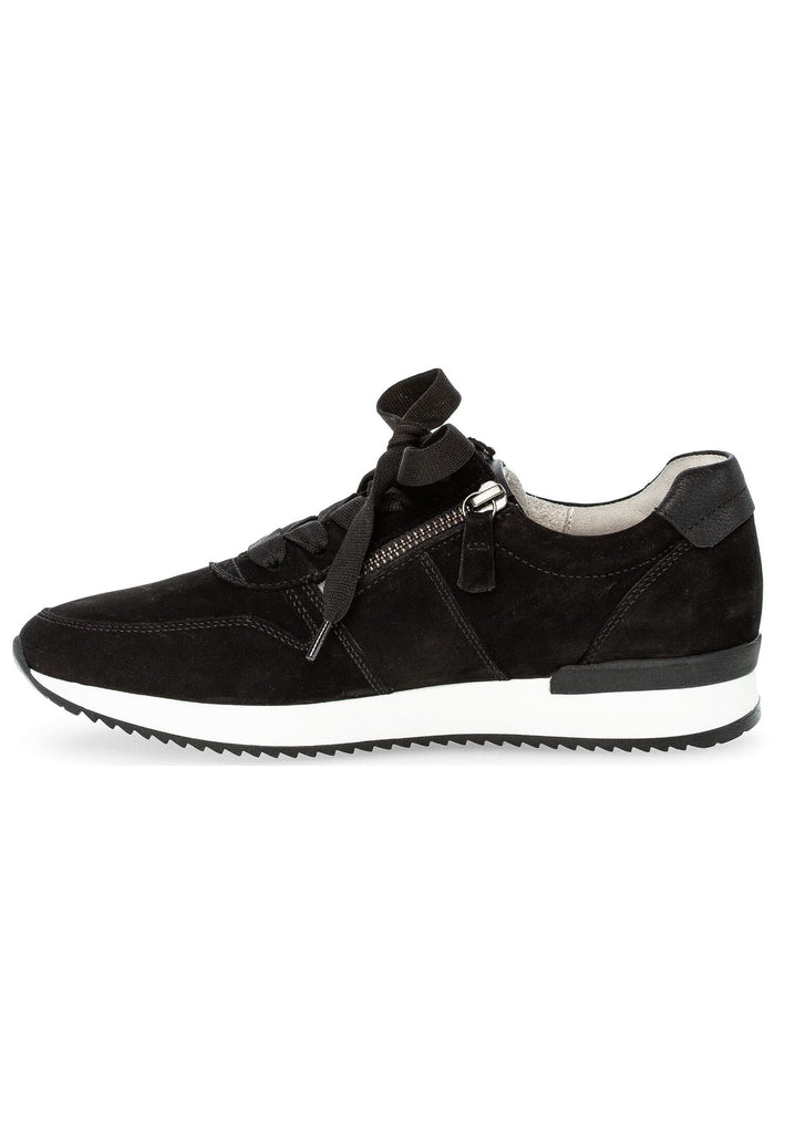 Gabor Sneaker Nubukleder/Textil Schwarz