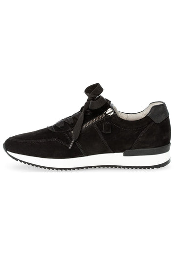 Gabor Sneaker Nubukleder/Textil Schwarz
