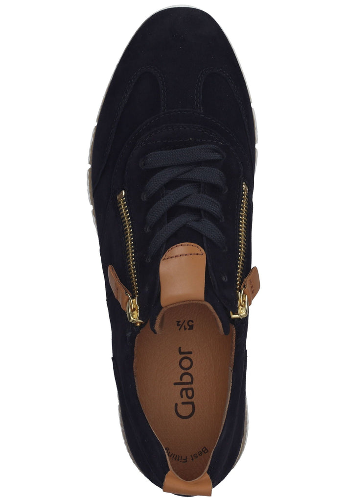 Gabor Sneaker Veloursleder Atlantik