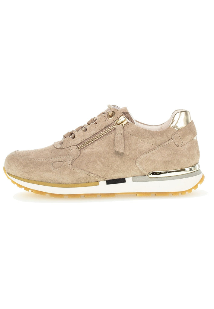 Gabor Sneaker Veloursleder Beige