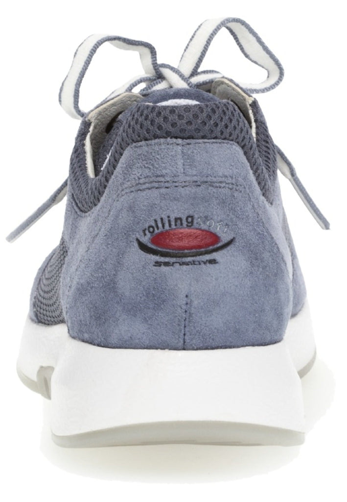 Gabor Sneaker Veloursleder Blau