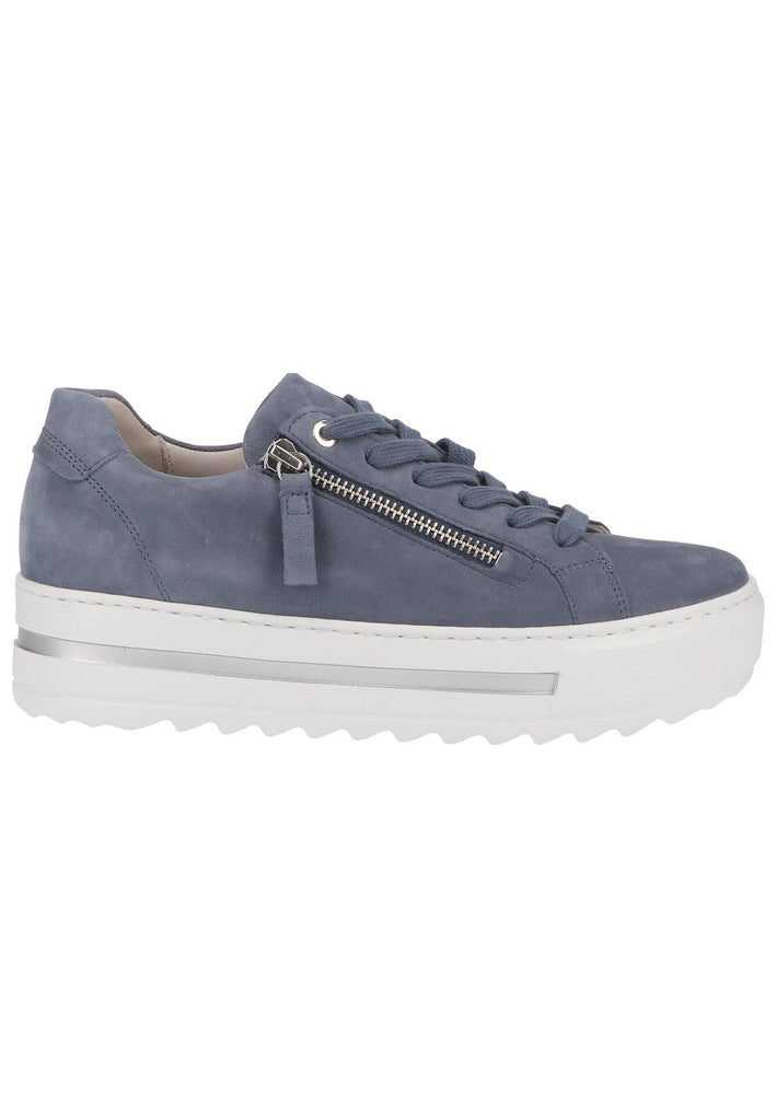 Gabor Sneaker Veloursleder Blau
