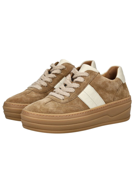 Gabor Sneaker Veloursleder Braun/Beige