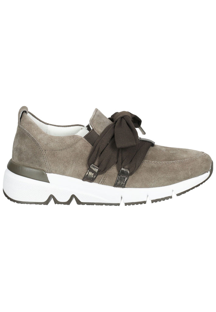 Gabor Sneaker Veloursleder Braun/Silber