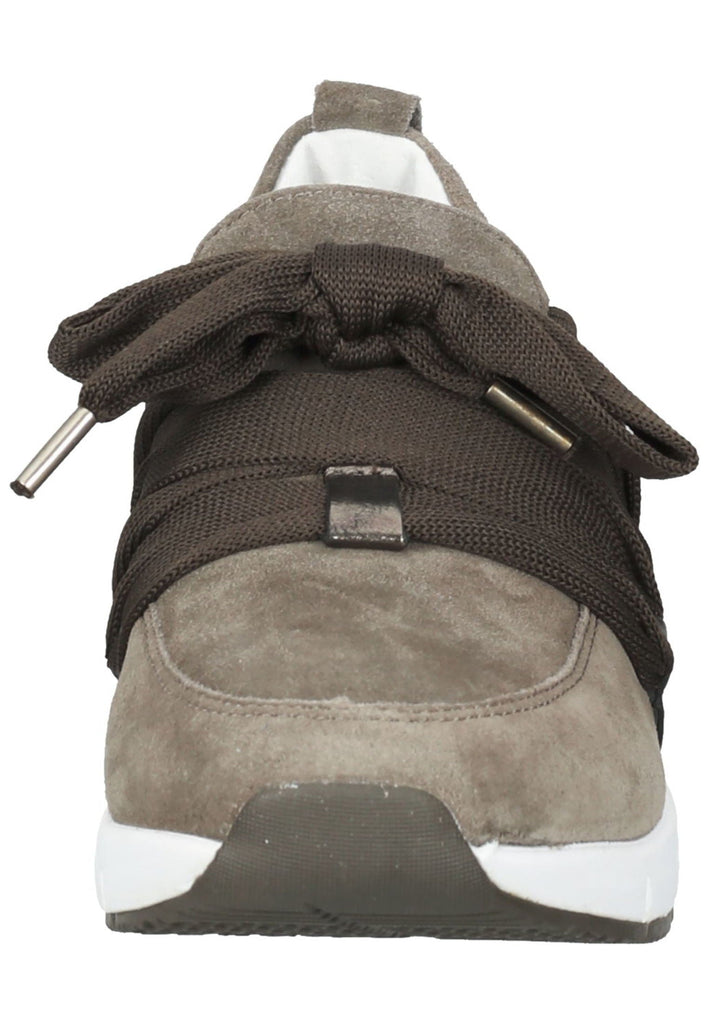 Gabor Sneaker Veloursleder Braun/Silber