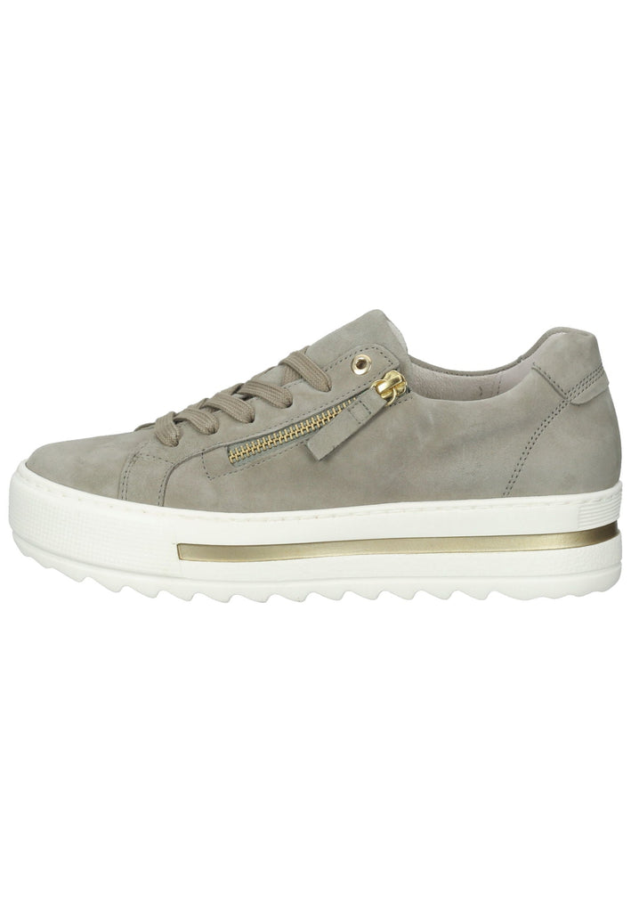 Gabor Sneaker Veloursleder Dunkelbeige