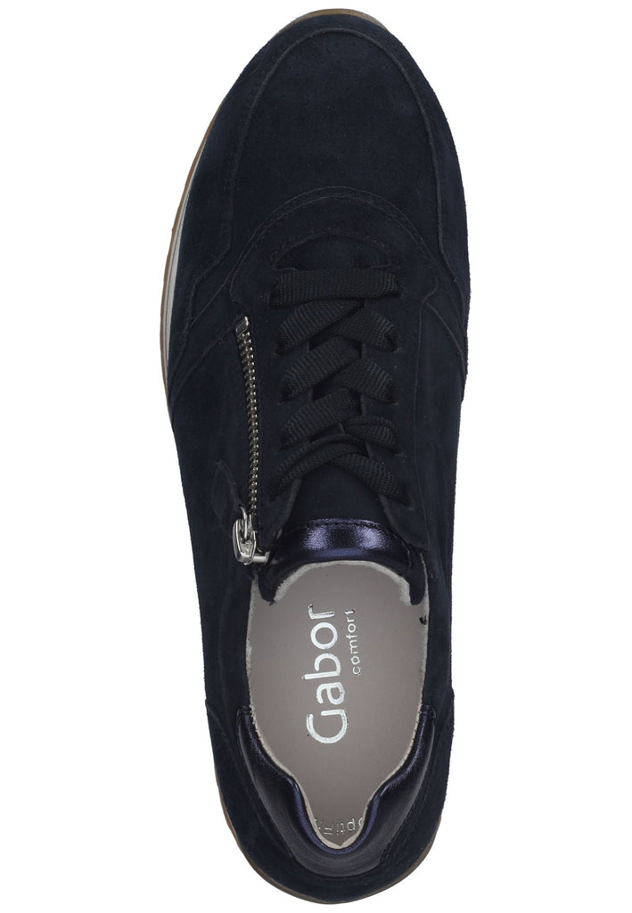 Gabor Sneaker Veloursleder Dunkelblau