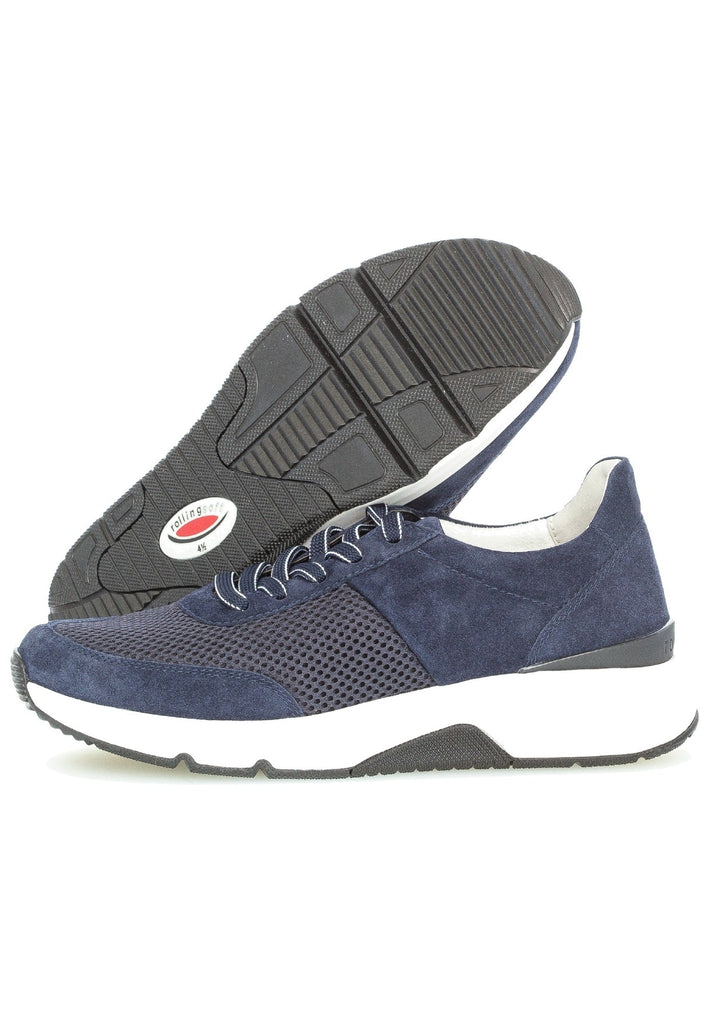 Gabor Sneaker Veloursleder Dunkelblau