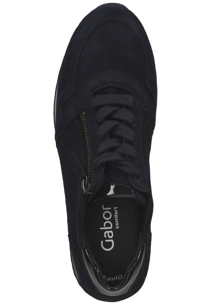 Gabor Sneaker Veloursleder Dunkelblau