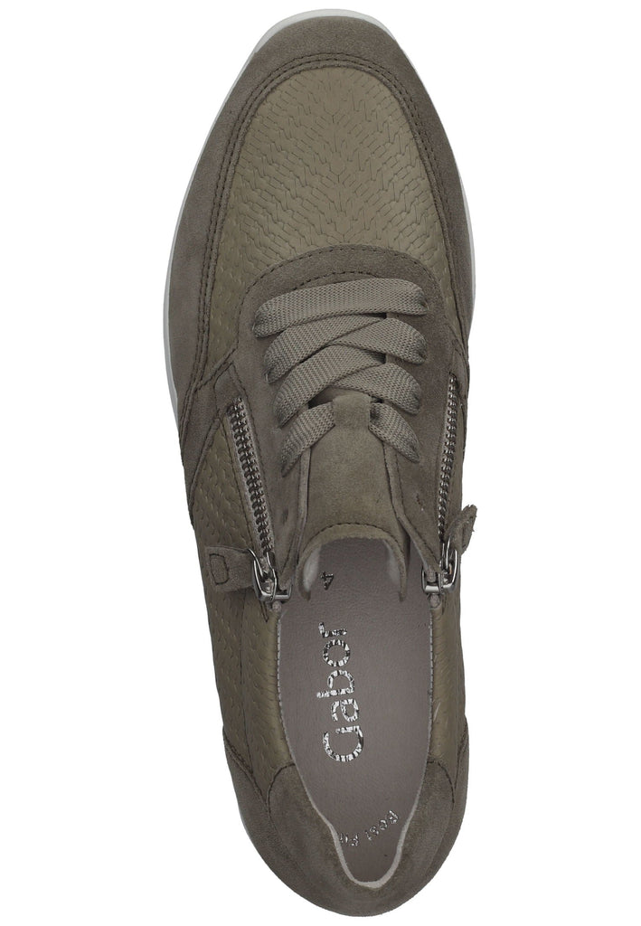 Gabor Sneaker Veloursleder Dunkelgrün