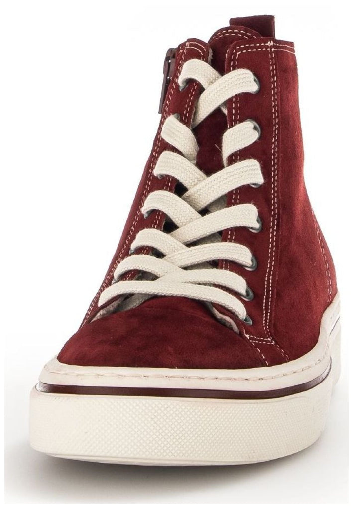 Gabor Sneaker Veloursleder Dunkelrot