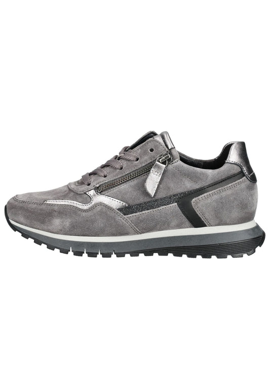 Gabor Sneaker Veloursleder Graphit