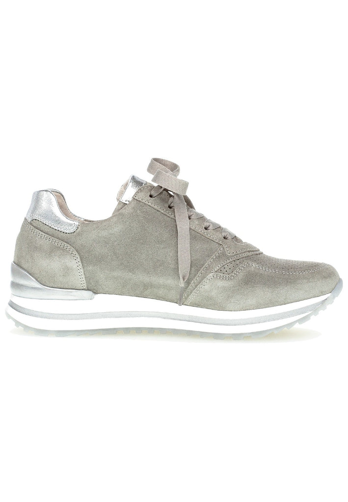 Gabor Sneaker Veloursleder Grau