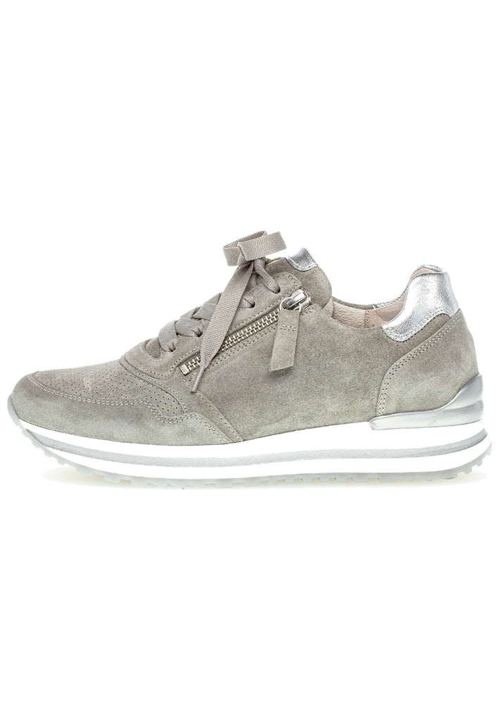 Gabor Sneaker Veloursleder Grau