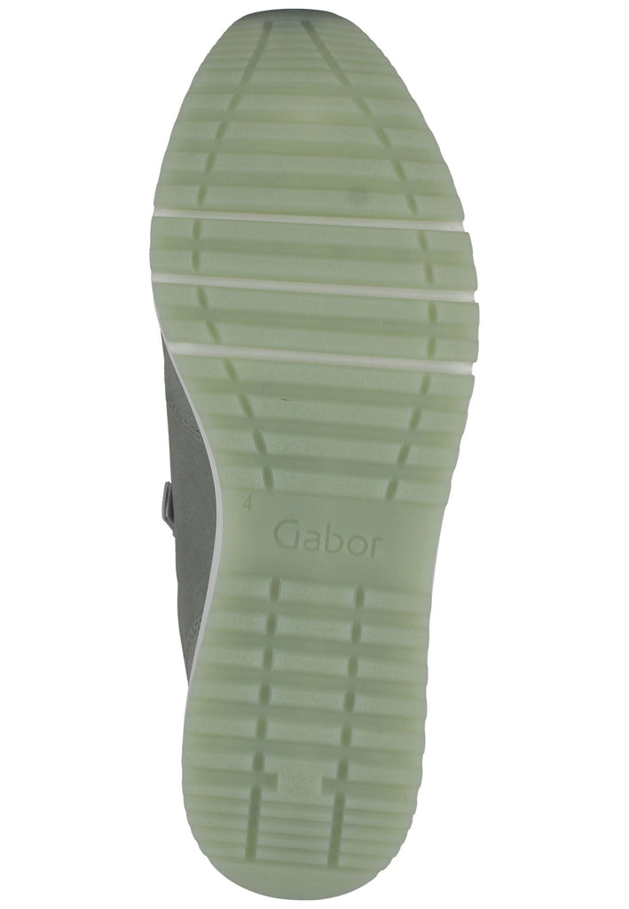 Gabor Sneaker Veloursleder Grau/Weiß