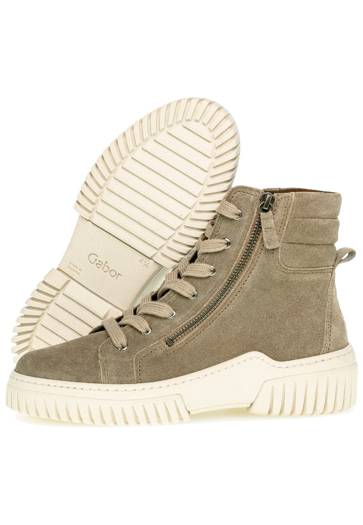 Gabor Sneaker Veloursleder Grün