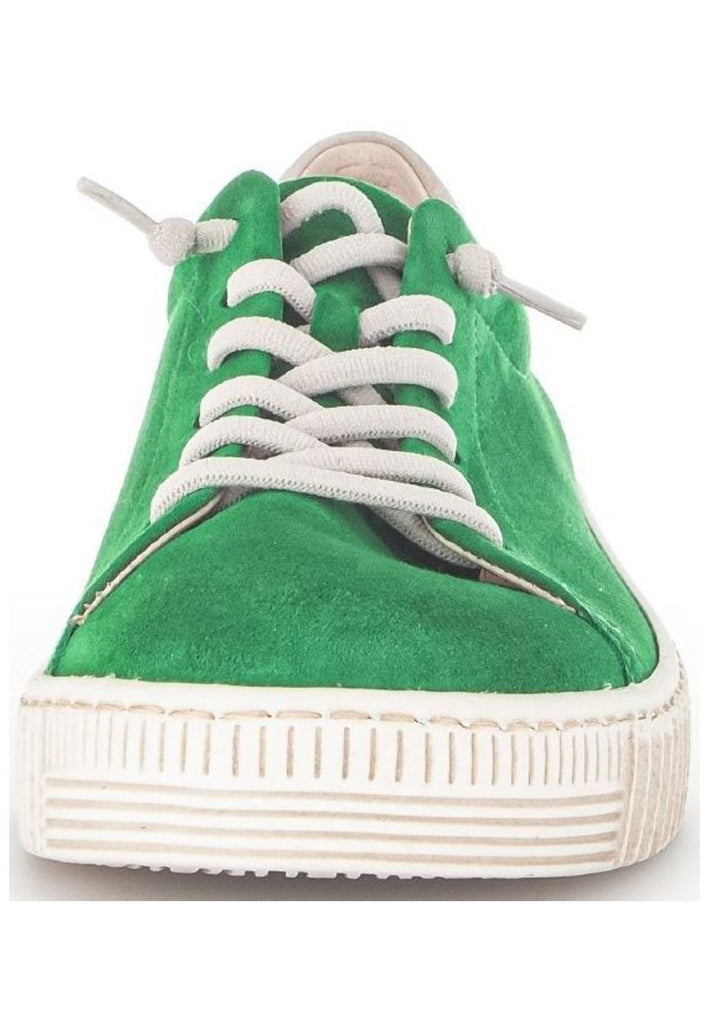 Gabor Sneaker Veloursleder Grün/Beige