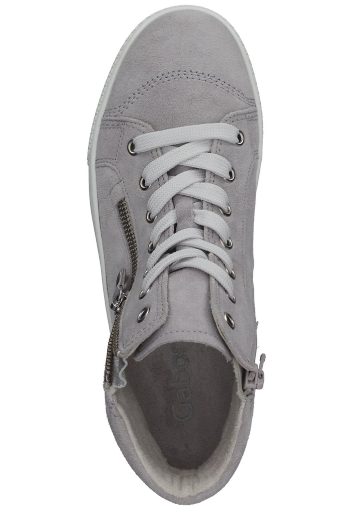 Gabor Sneaker Veloursleder Hellgrau