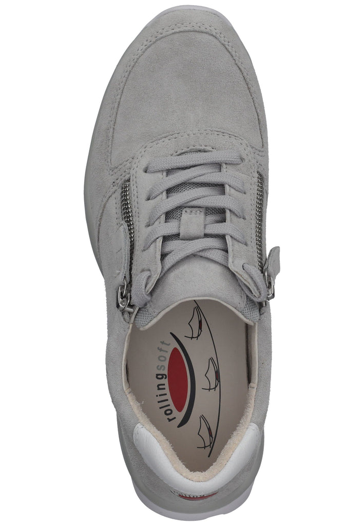 Gabor Sneaker Veloursleder Hellgrau
