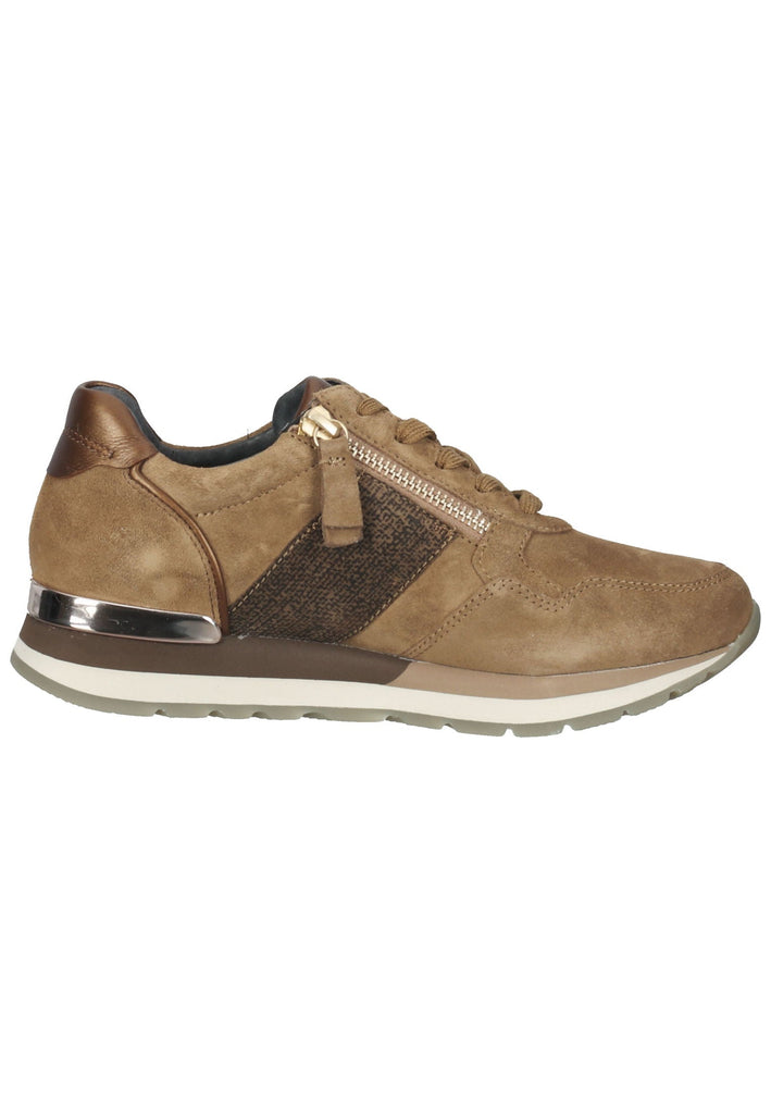 Gabor Sneaker Veloursleder Mittelbraun