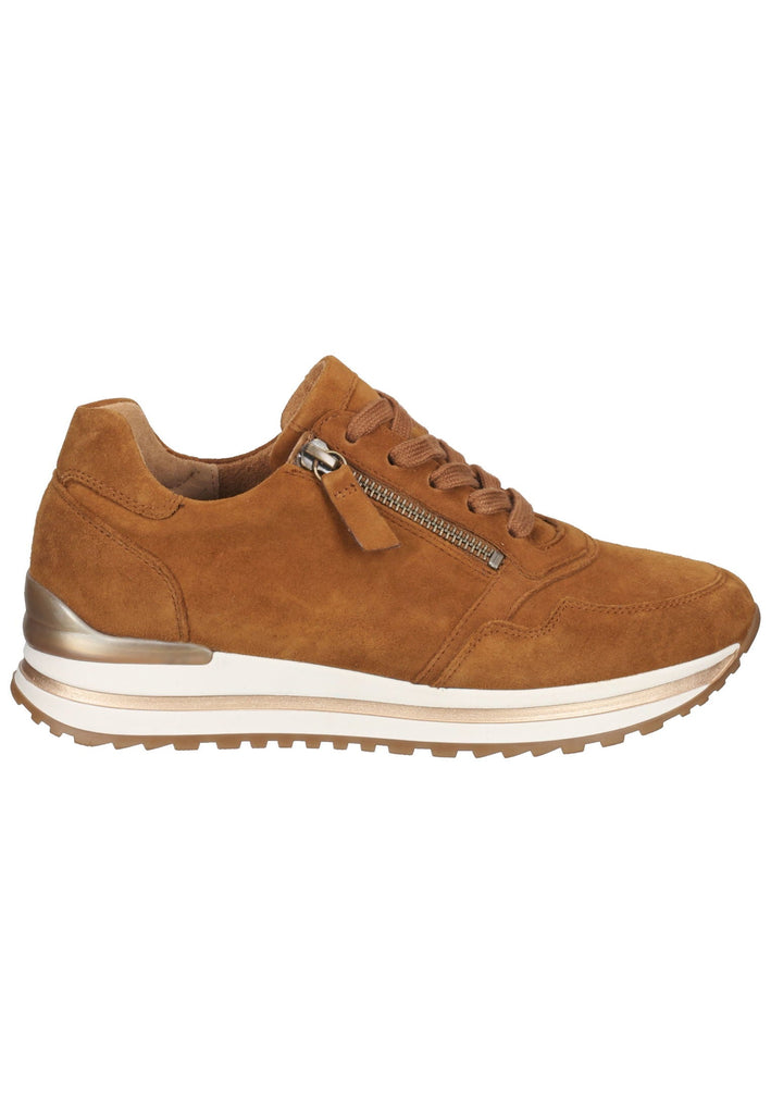 Gabor Sneaker Veloursleder Mittelbraun
