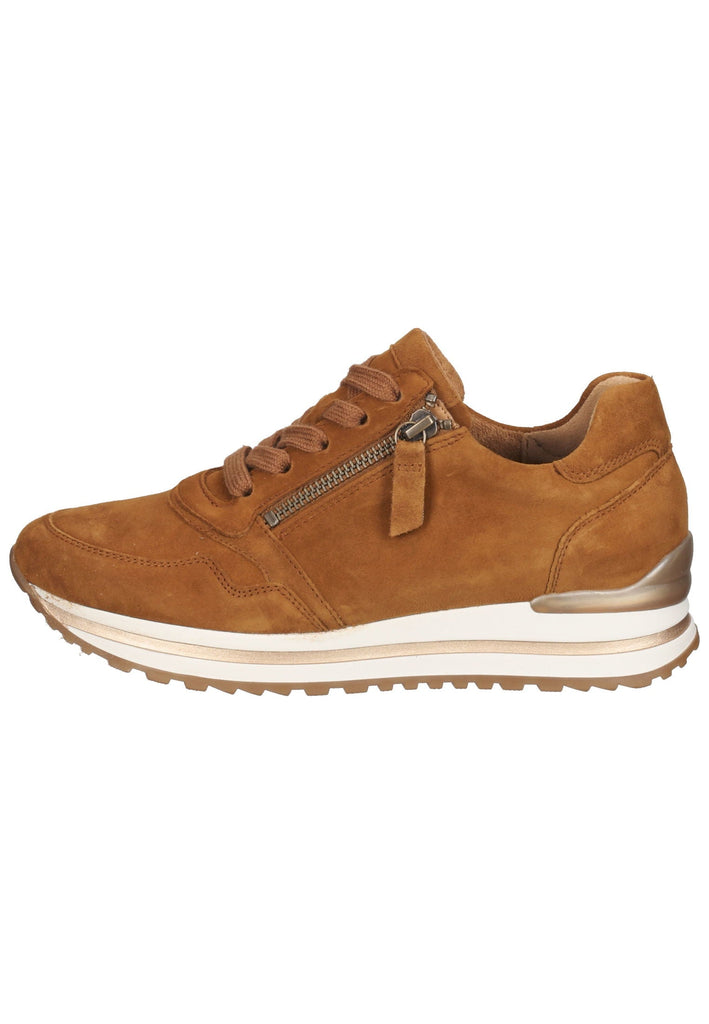 Gabor Sneaker Veloursleder Mittelbraun