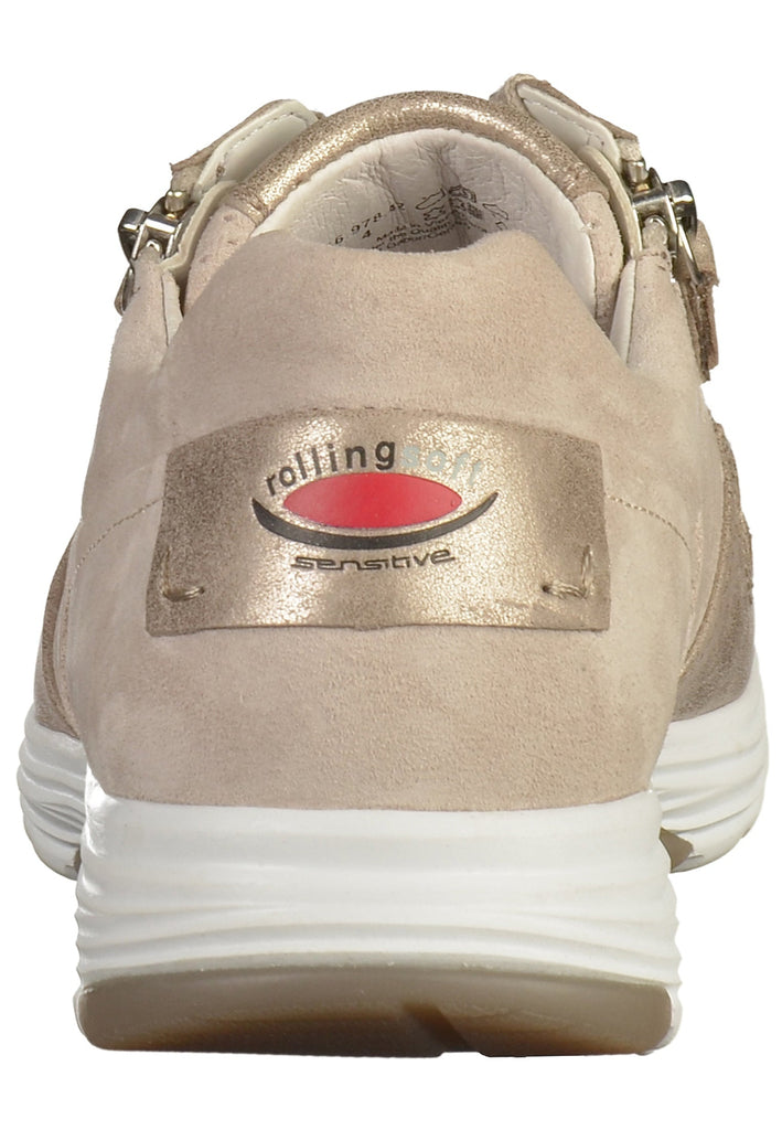 Gabor Sneaker Veloursleder Nude